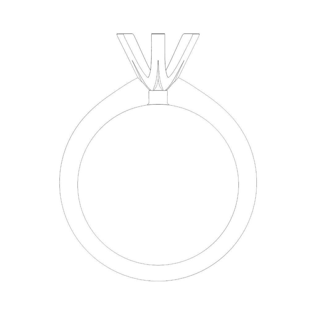 6 Claw Classic Round Diamond Solitiare
