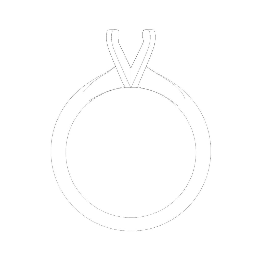 4 Claw Classic Round Solitaire